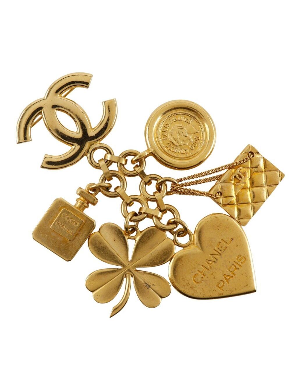 Chanel Cc Logo Brooch Metal #209863C20B